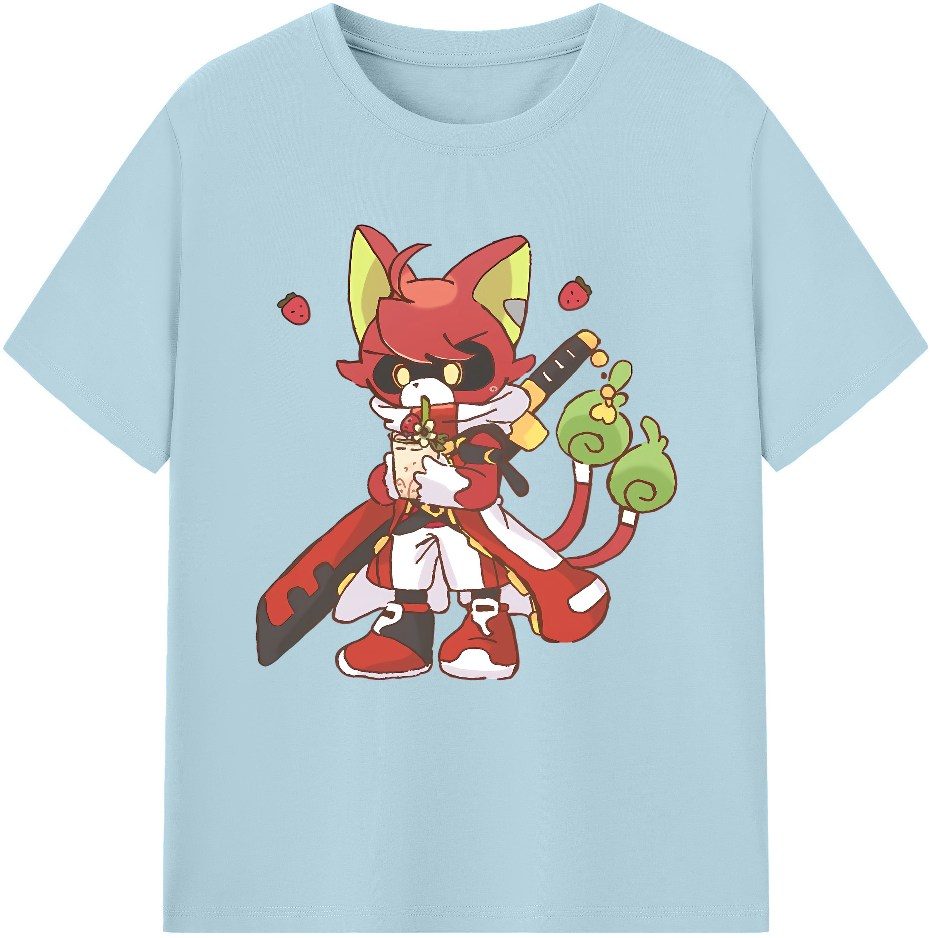 （画像用） 妖怪ウォッチ Yo-kai Watch 綿100％半袖Tシャツ（フロントプリント）